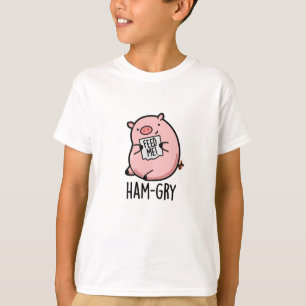 Ham-gry Funny Animal Pig Pun T-Shirt