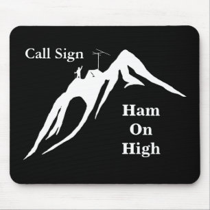 Ham on High Ham Radio Computer Mouse Pad Mousepad