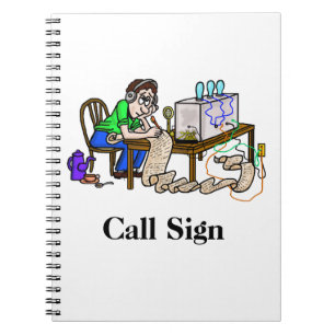 Ham-Operator-Kopiernachricht Notizblock