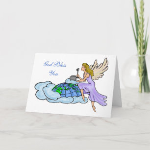 Ham Radio Angel Weihnachtskarte Anpassen! Feiertagskarte