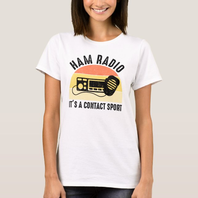 Ham Radio - Es ist ein Kontakt Sport T-Shirt (Vorderseite)