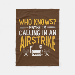 Ham Radio Gear Design Ham Operator Amateur Radio  Fleecedecke