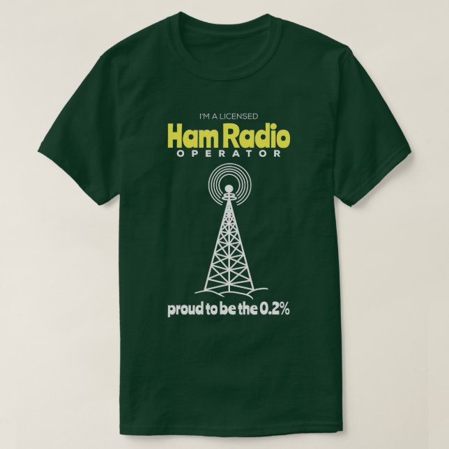 Ham Radio Gifts Amateur Radio T-Shirt (Design vorne)
