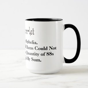 Ham Radio Hamlet Ophelia Liebe Quote Tasse