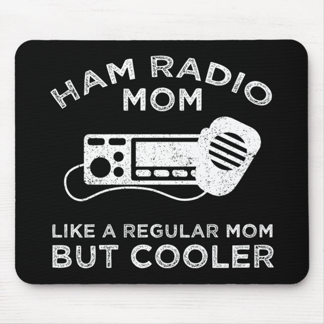 Ham Radio Mama - Wie eine reguläre Mama, aber Cool Mousepad (Vorne)
