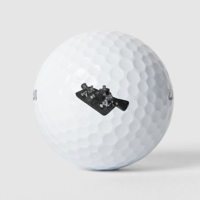 Ham Radio Morse Code Schlüssel Golf Ball (Vorderseite)