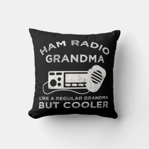 Ham Radio Oma wie normale Oma, aber Cooler Kissen