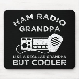 Ham Radio Opa wie ein normaler Opa, aber cooler Mousepad