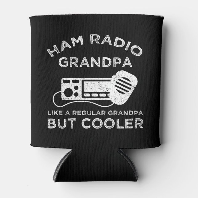 Ham Radio Opa wie normale Opa, aber Cooler Dosenkühler (Vorderseite)