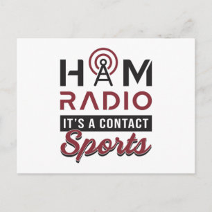 HAM Radio Operator Amateur-Code Antenne Geschenkid Postkarte