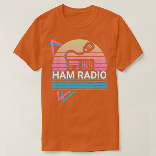 Ham Radio Operator Amateur Radio Retro Geschenk T-Shirt (Design vorne)