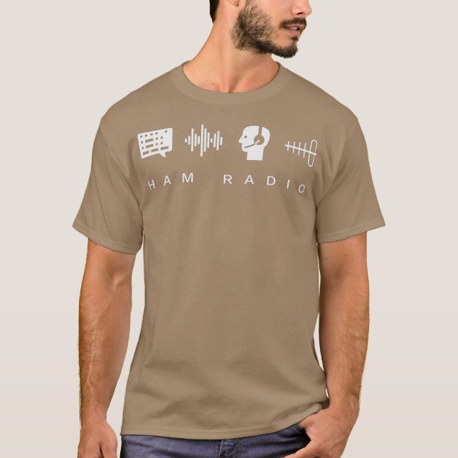 Ham Radio Operator Amateur Radio T-Shirt (Vorderseite)