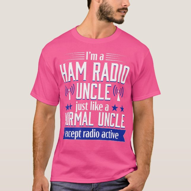 Ham Radio Operator Amateur Radio Uncle Funny T-Shirt (Vorderseite)