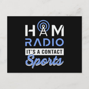 HAM Radio Operator Antenna Amateur Code Geschenk I Postkarte