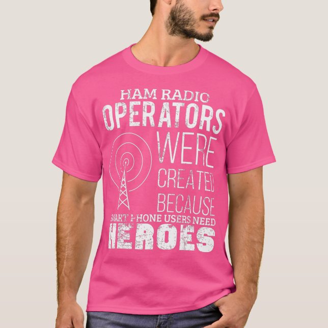 Ham Radio Operator Funny Radio Amateur Dad Mens T-Shirt (Vorderseite)
