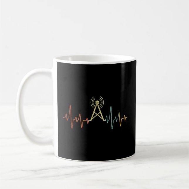 Ham Radio Operator Grandpa Vater Amateur Radio Kaffeetasse (Links)