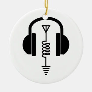 Ham Radio Operator Keramik Ornament