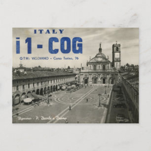 Ham Radio QSL Card Italien Postkarte