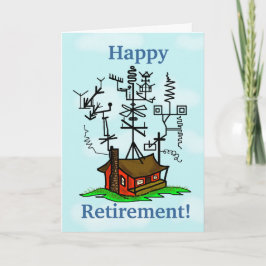 Ham Radio Rentirement Grußkarte anpassen! Karte