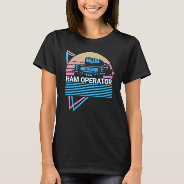 Ham Radio Retro Radio Operator Ham Operator T-Shirt (Vorderseite)
