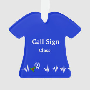 Ham Radio T - Shirt Weihnachtsdekoration Ornament