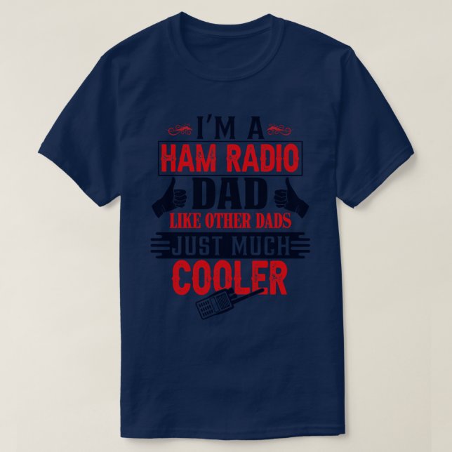 Ham Radio Vater T-Shirt (Design vorne)
