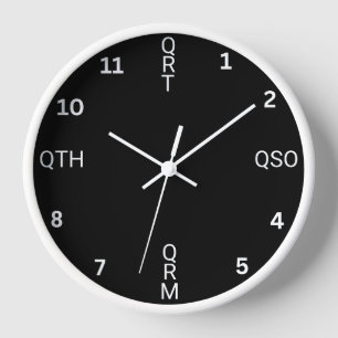 Ham Radio Wall Clock Uhr