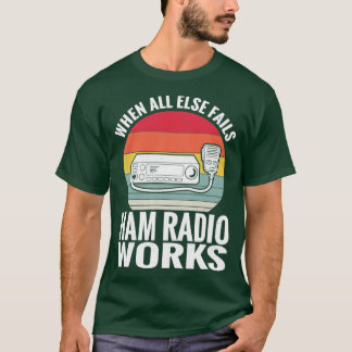 Ham Radio Works Vintage Amateurfunkoperator T-Shirt