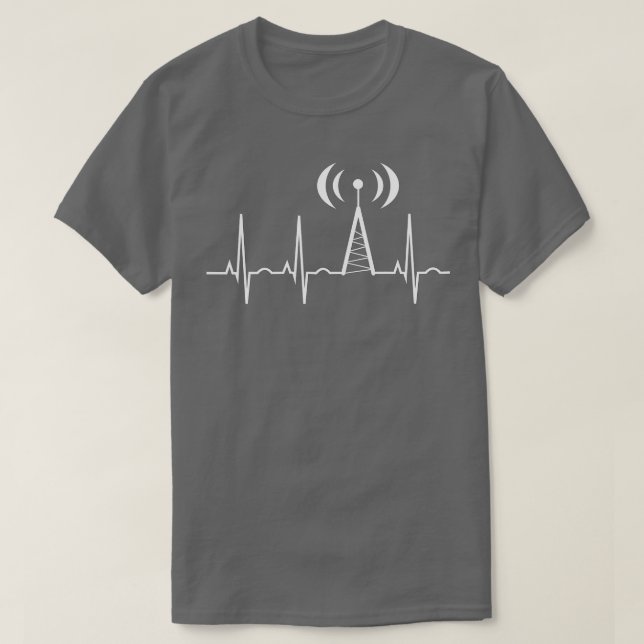 HAM-Radiogeschenke für Vater-Ham-Funkbetreiber Hea T-Shirt (Design vorne)