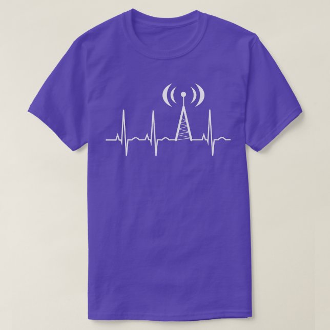 HAM-Radiogeschenke für Vater-Ham-Funkbetreiber Hea T-Shirt (Design vorne)