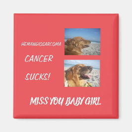 Hämangiosarkom - Gewohnte Hommage Magnet