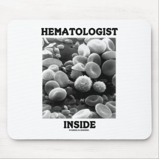 Hämatologe im Inneren (Blutkörperchen) Mousepad