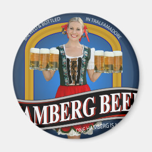Hamberg Bier-T - Shirt vom Aufwerfen von Hoffnung Magnet