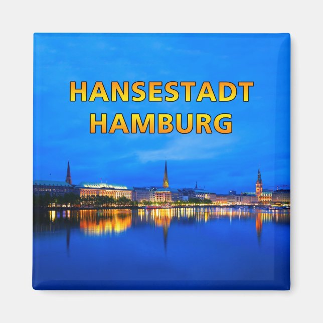 Hamburg 003Q Magnet (Vorne)