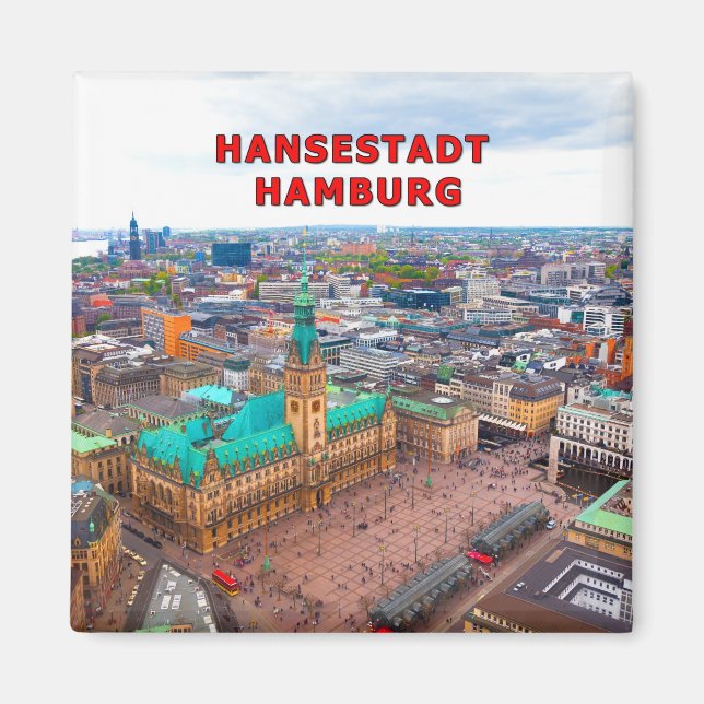 Hamburg 01B Magnet (Vorne)