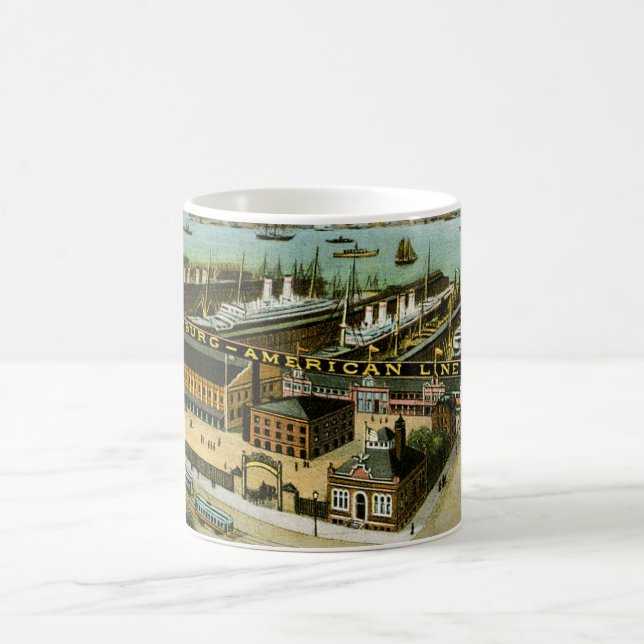 Hamburg-American Line, Hoboken, New Jersey Kaffeetasse (Mittel)