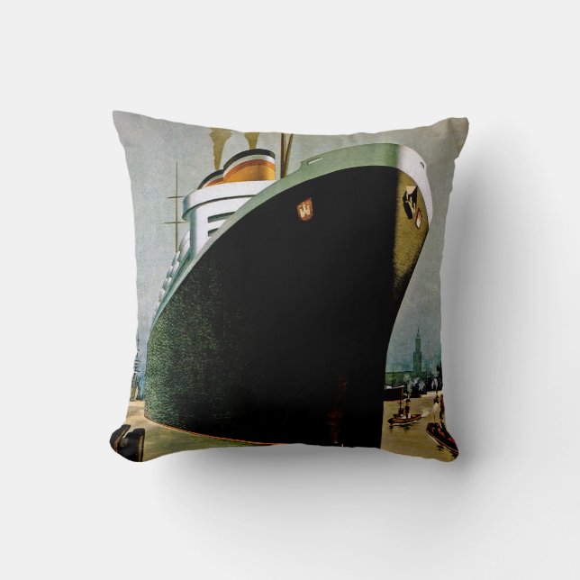 Hamburg-Amerika-Linie Kissen (Vorderseite)