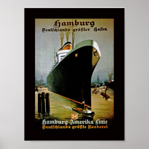 Hamburg-Amerika-Linie Poster