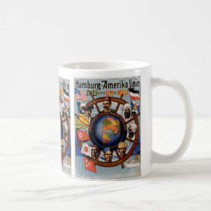 Hamburg-Amerika-Linie Poster Tasse