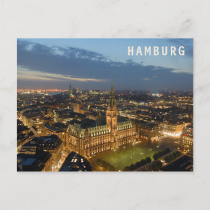 Hamburg Bei Nacht Postkarte