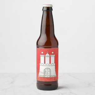 Hamburg Bierflaschenetikett