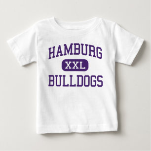Hamburg - Bulldoggen - hoch - Hamburg New York Baby T-shirt