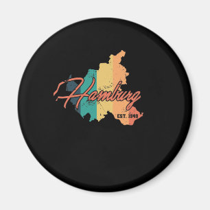 Hamburg Bundesland Deutschland Heimat Magnet