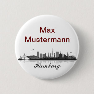 Hamburg Button / Anstecker / Pin