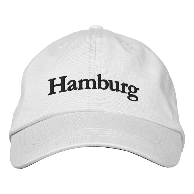 Hamburg City Pride Bestickte Baseballkappe (Vorderseite)