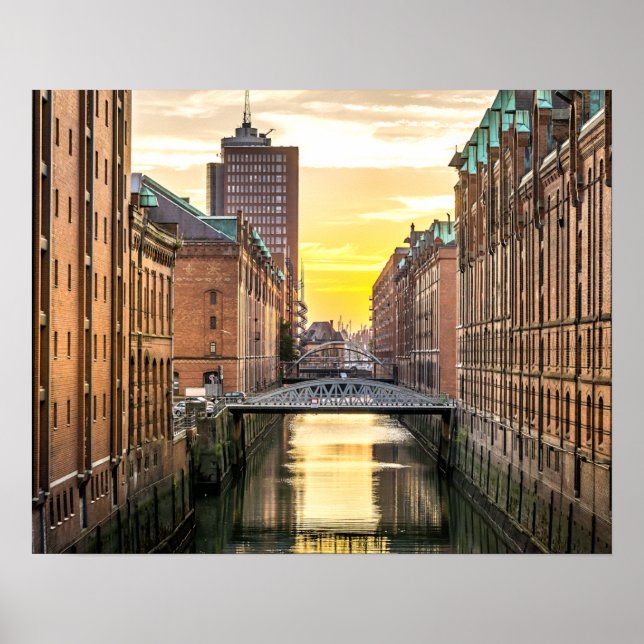 Hamburg CityScape Poster (Vorne)