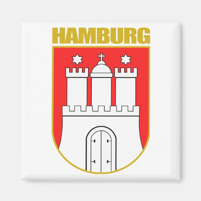 Hamburg COA Magnet (Vorne)