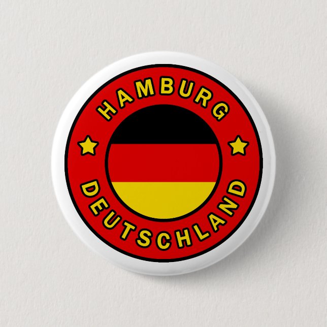 Hamburg Deutschland Button (Vorderseite)