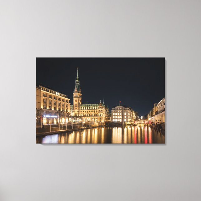 Hamburg Deutschland Canvas Print Leinwanddruck (Vorderseite)