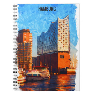 Hamburg Deutschland Elbphilharmonie Travel Notizblock